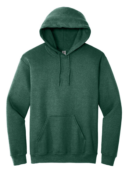 Heather Dark Green Hooded Sweatshirt