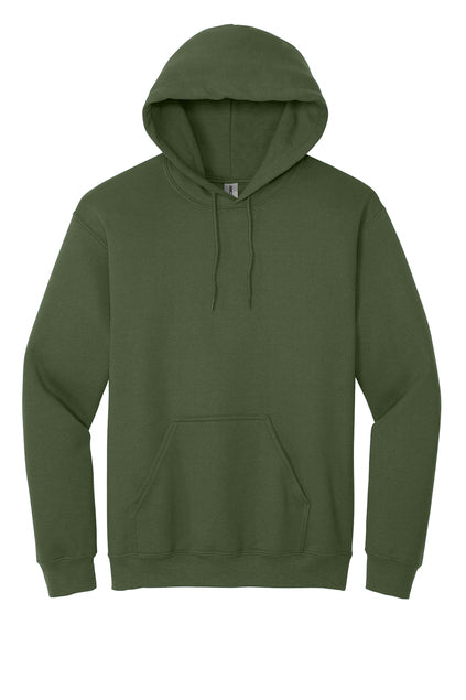 Military Green Hooded Sweatshirt