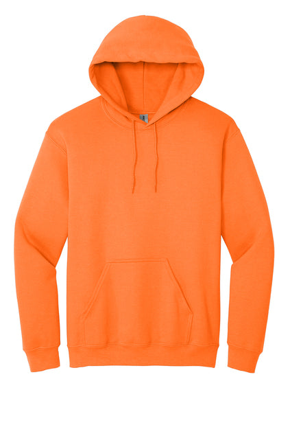 Safety Orange Hooded Sweatshirt