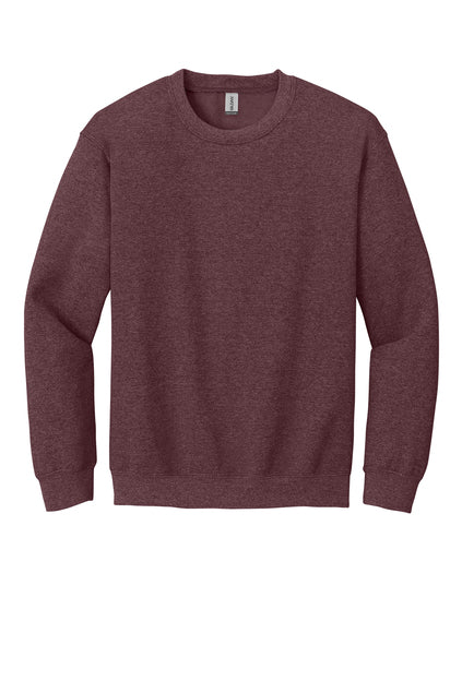 Heather Dark Maroon Crewneck Sweatshirt